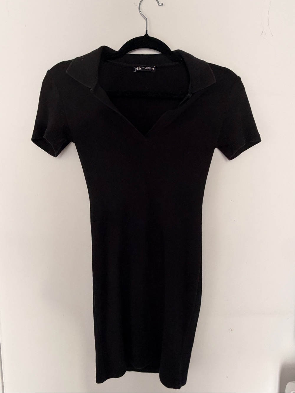 Zara Polo Collared Mini Dress